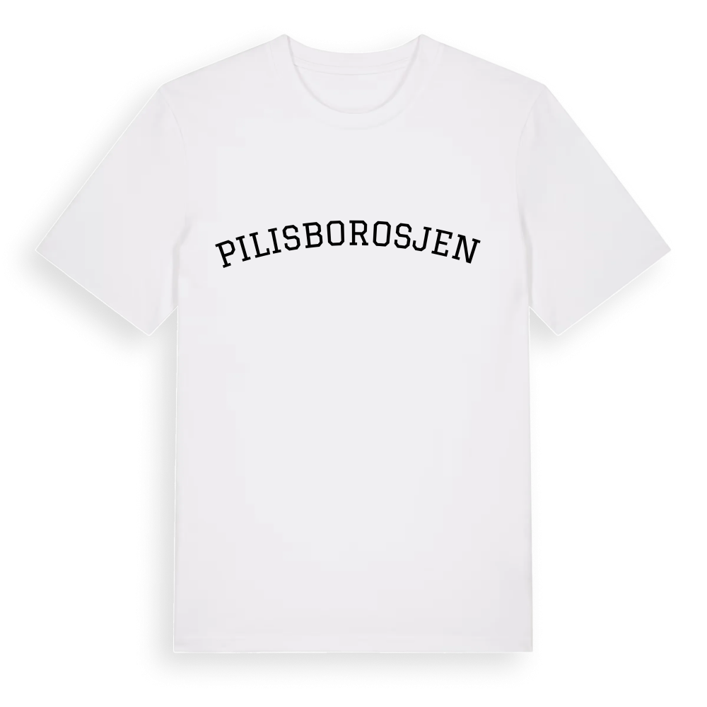 Pilisborosjenő böjd t-shirt – White, i miljö