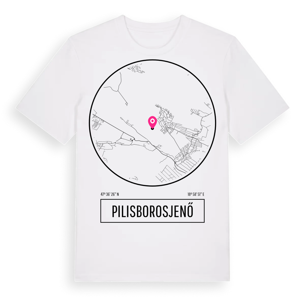 Pilisborosjenő t-shirt – White, i miljö