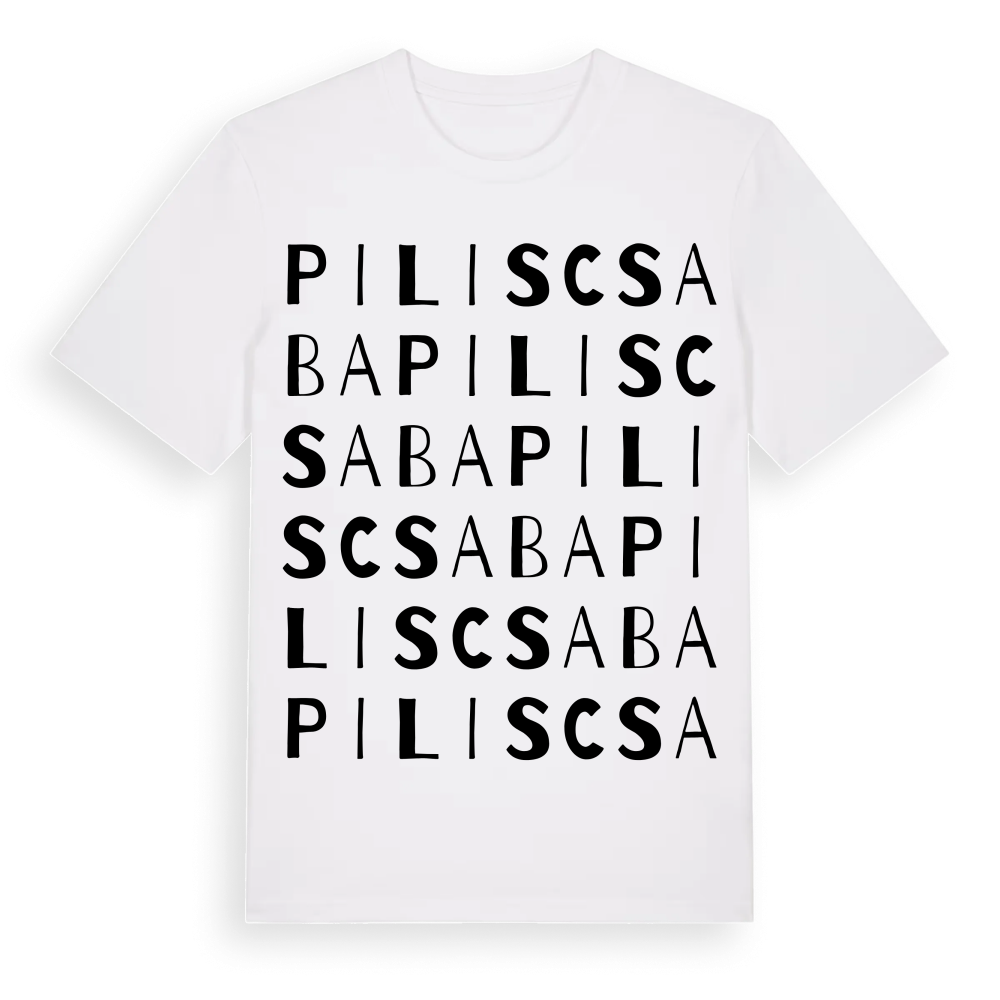 Piliscsaba ordlek t-shirt – White, i miljö