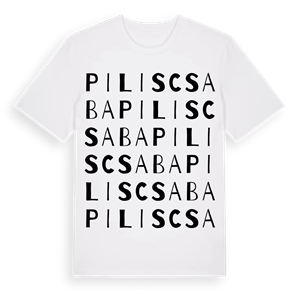 Piliscsaba ordlek t-shirt – ekologisk bomull t-shirt från Pinshirt