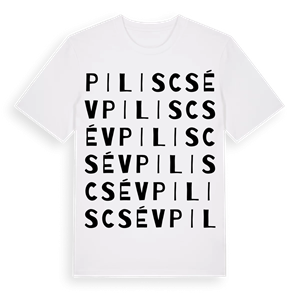 Piliscsév ordlek t-shirt – ekologisk bomull t-shirt från Pinshirt