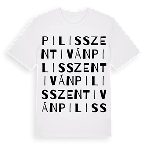 Pilisszentiván ordlek t-shirt – ekologisk bomull t-shirt från Pinshirt