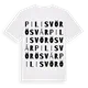 Pilisvörösvár ordlek t-shirt