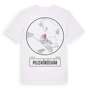 Pilisvörösvár t-shirt – ekologisk bomull t-shirt från Pinshirt
