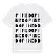 Pinedo ordlek t-shirt