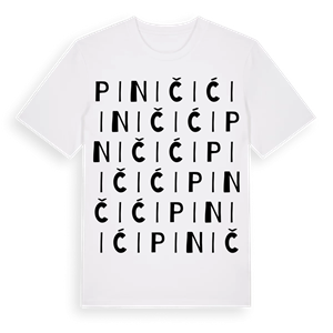 Piničići ordlek t-shirt – ekologisk bomull t-shirt från Pinshirt