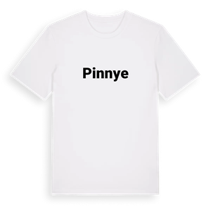 Pinnye fetstil t-shirt – ekologisk bomull t-shirt från Pinshirt