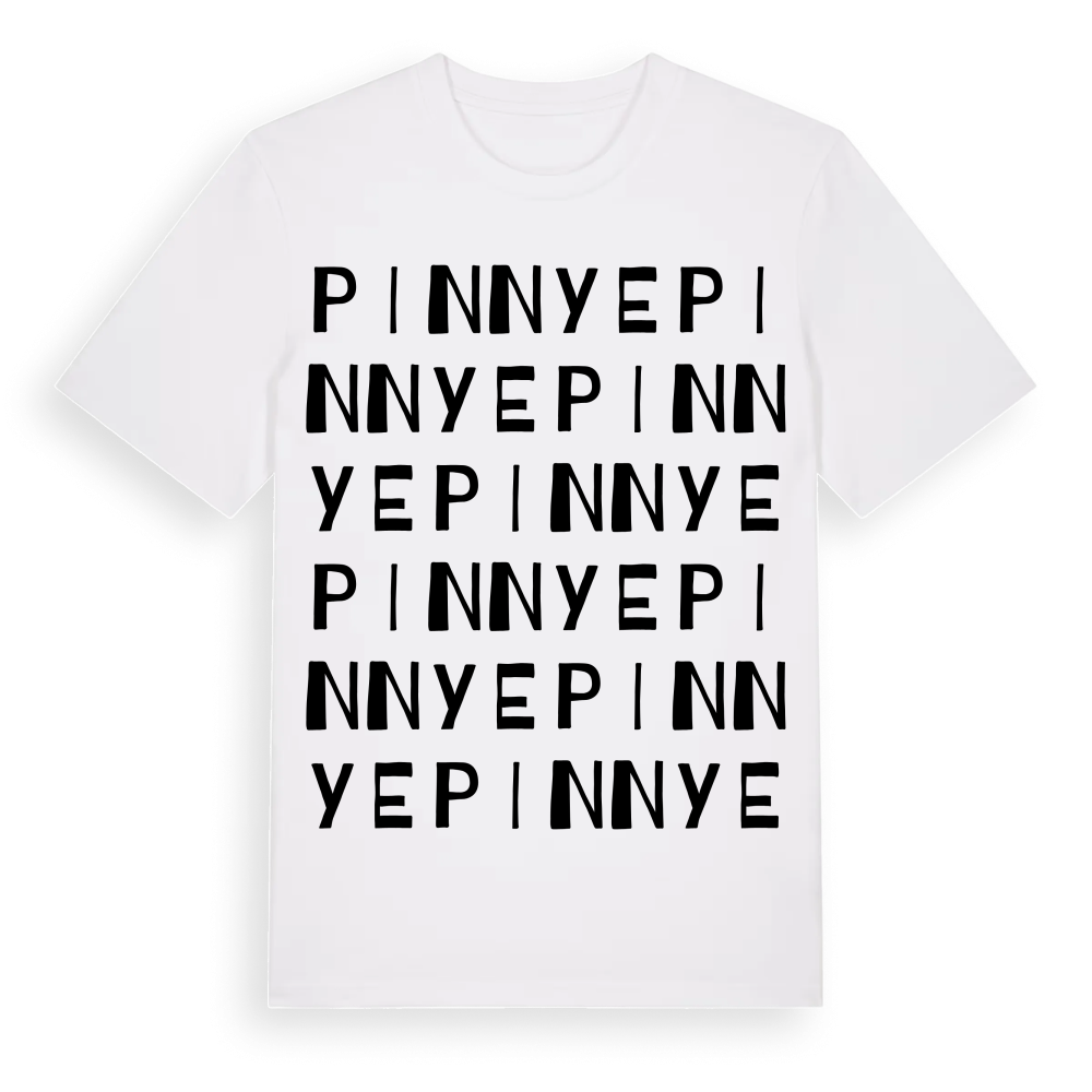 Pinnye ordlek t-shirt – White, i miljö