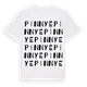 Pinnye ordlek t-shirt