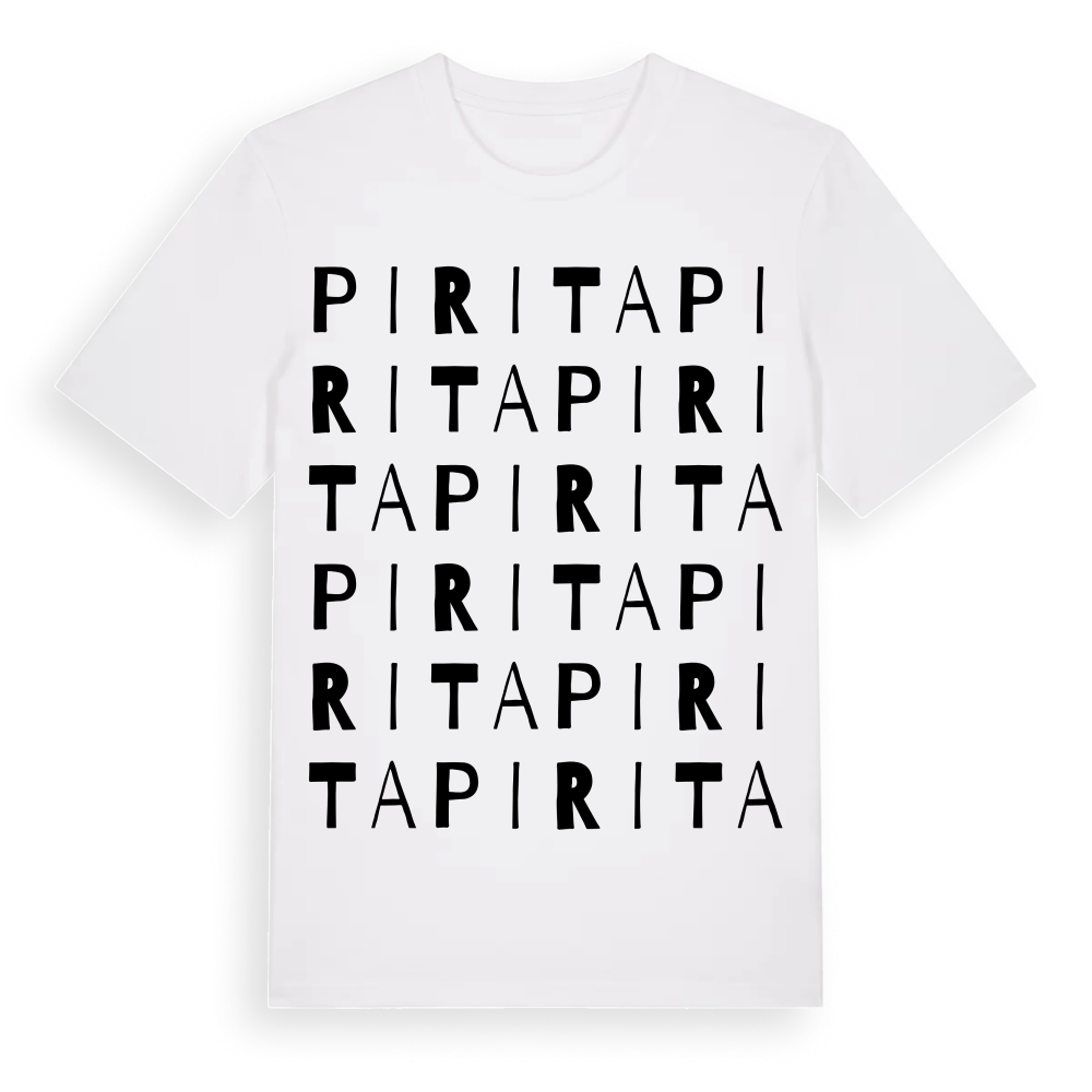 Pirita ordlek t-shirt – White, i miljö