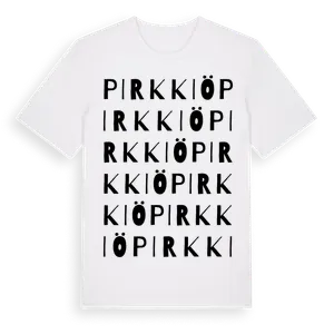 Pirkkiö ordlek t-shirt – ekologisk bomull t-shirt från Pinshirt