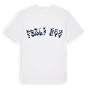 Poble Nou college t-shirt – ekologisk bomull t-shirt från Pinshirt
