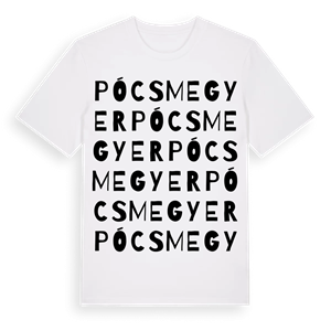 Pócsmegyer ordlek t-shirt – ekologisk bomull t-shirt från Pinshirt