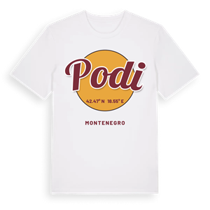 Podi cirkel t-shirt – ekologisk bomull t-shirt från Pinshirt