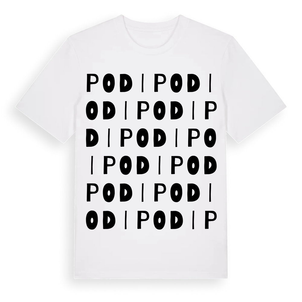 Podi ordlek t-shirt – White, i miljö