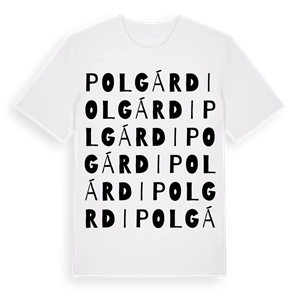 Polgárdi ordlek t-shirt – ekologisk bomull t-shirt från Pinshirt