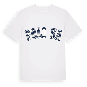 Polička college t-shirt – ekologisk bomull t-shirt från Pinshirt