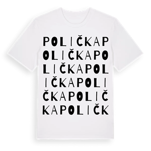 Polička ordlek t-shirt – ekologisk bomull t-shirt från Pinshirt