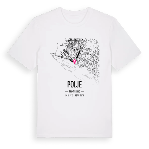 Polje karta t-shirt – ekologisk bomull t-shirt från Pinshirt