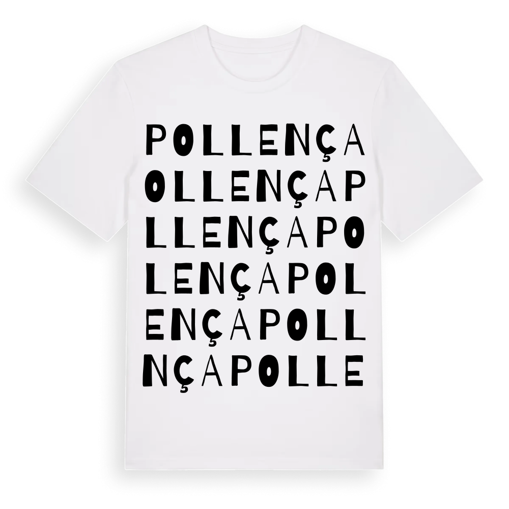 Pollença ordlek t-shirt – White, i miljö