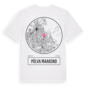 Põlva maakond t-shirt – ekologisk bomull t-shirt från Pinshirt