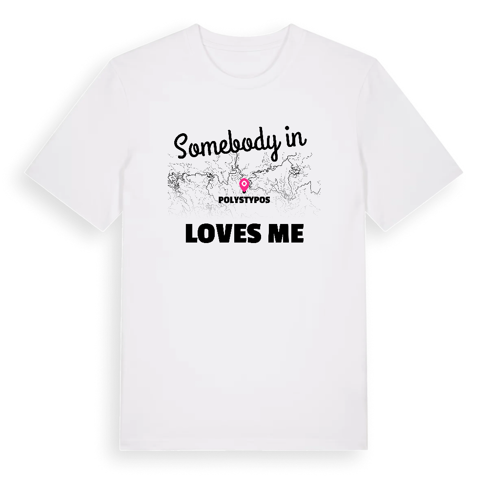 Någon i Polystypos älskar mig t-shirt – White, i miljö