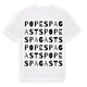 Popes pagasts ordlek t-shirt