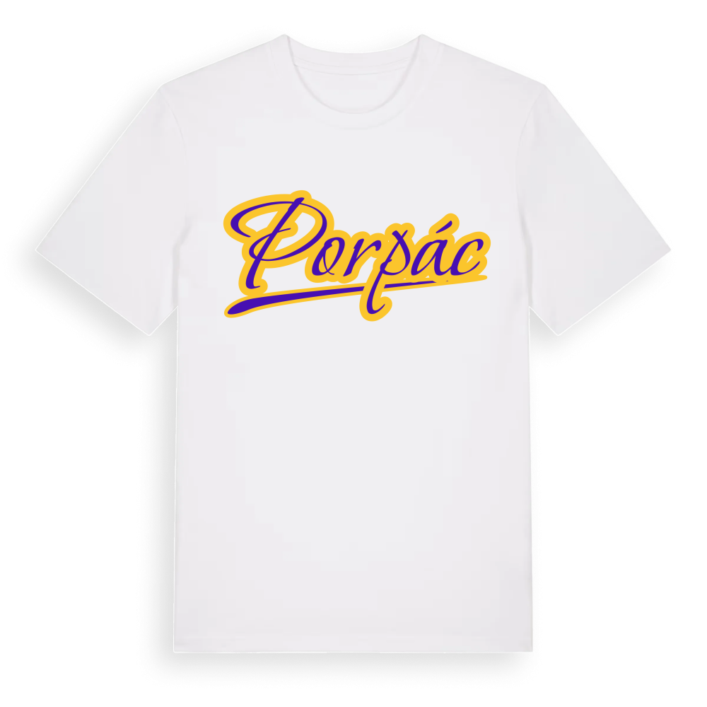 Porpác baseball t-shirt – White, i miljö