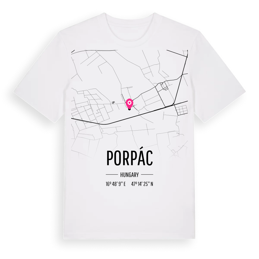 Porpác karta t-shirt – White, i miljö