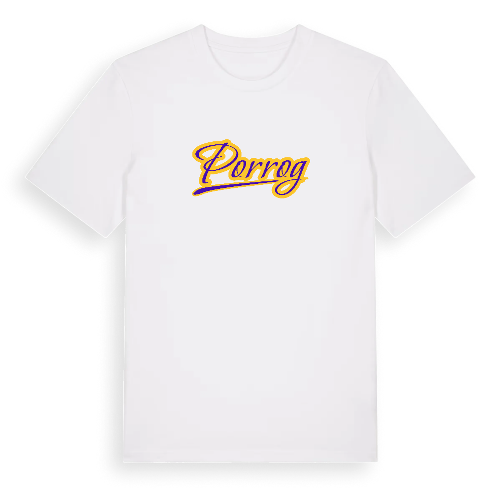 Porrog baseball t-shirt – White, i miljö