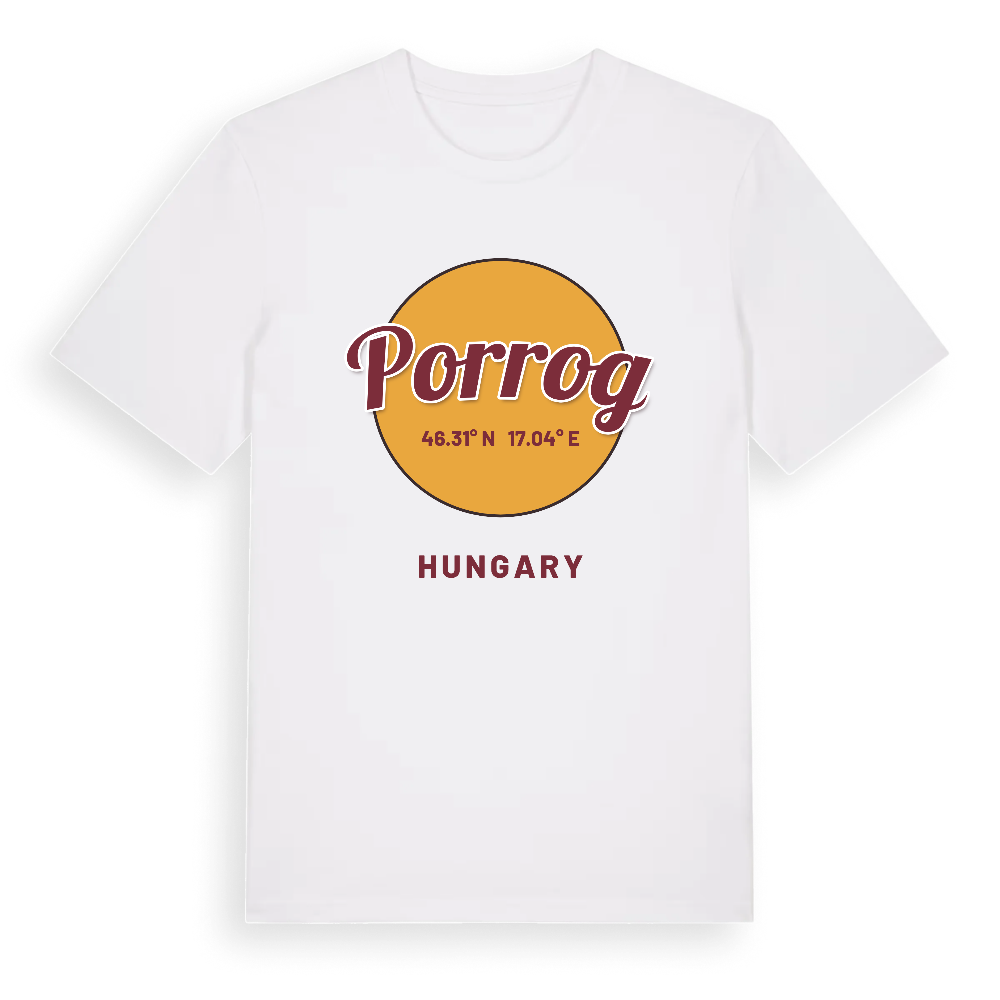 Porrog cirkel t-shirt – White, i miljö
