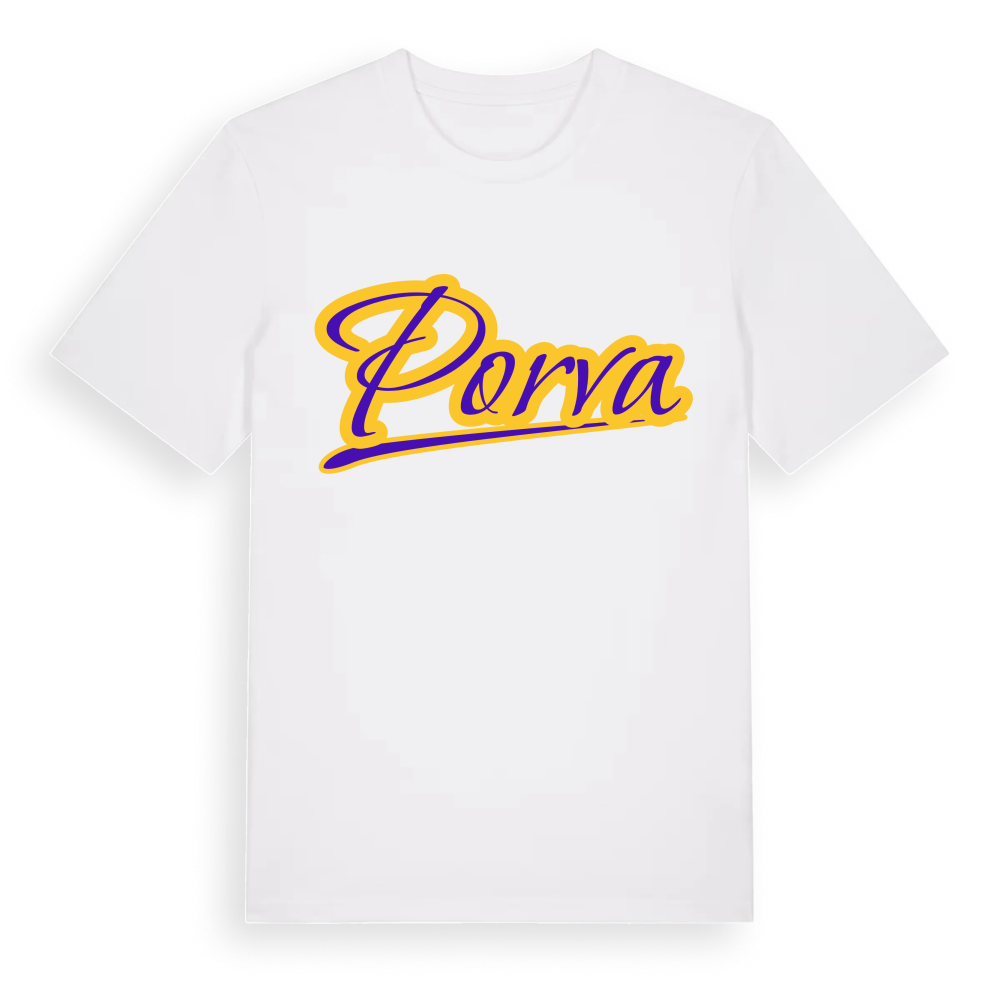 Porva baseball t-shirt – White, i miljö