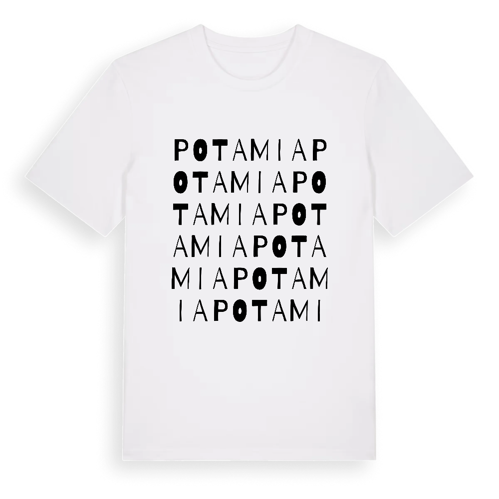 Potamia ordlek t-shirt – White, i miljö