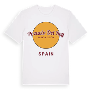 Pozuelo del Rey cirkel t-shirt – ekologisk bomull t-shirt från Pinshirt