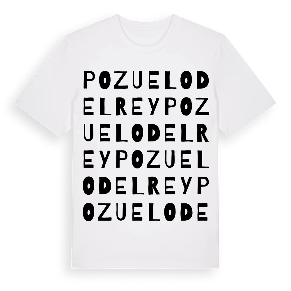 Pozuelo del Rey ordlek t-shirt – White, i miljö