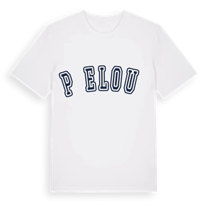 Přelouč college t-shirt – ekologisk bomull t-shirt från Pinshirt