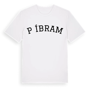 Příbram böjd t-shirt – ekologisk bomull t-shirt från Pinshirt