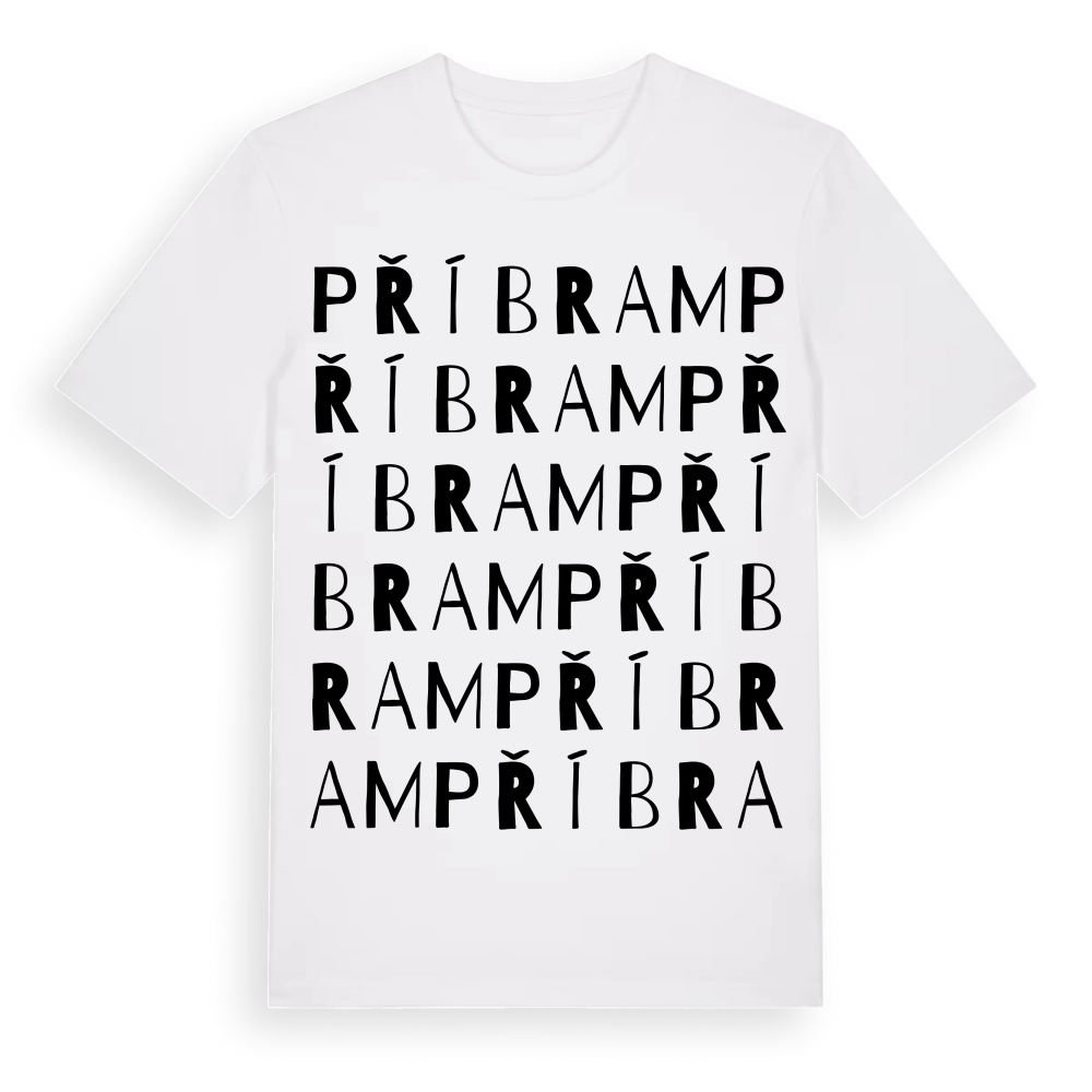 Příbram ordlek t-shirt – White, i miljö