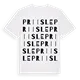 Priisle ordlek t-shirt