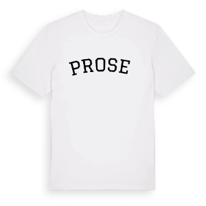 Proseč böjd t-shirt – ekologisk bomull t-shirt från Pinshirt