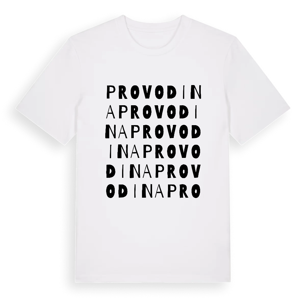 Provodina ordlek t-shirt – White, i miljö