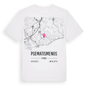 Psematismenos karta t-shirt – ekologisk bomull t-shirt från Pinshirt