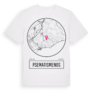Psematismenos t-shirt – ekologisk bomull t-shirt från Pinshirt