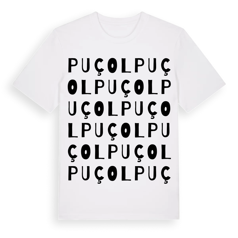 Puçol ordlek t-shirt – White, i miljö