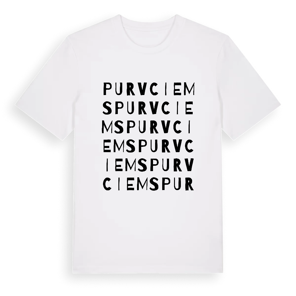 Purvciems ordlek t-shirt – White, i miljö