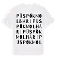 Püspökmolnári ordlek t-shirt