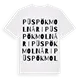 Püspökmolnári ordlek t-shirt