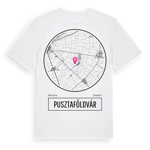 Pusztaföldvár t-shirt – ekologisk bomull t-shirt från Pinshirt