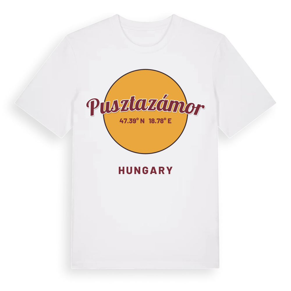 Pusztazámor cirkel t-shirt – White, i miljö