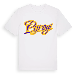 Pyrogi baseball t-shirt – ekologisk bomull t-shirt från Pinshirt